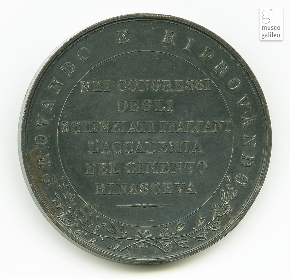 Congresso degli scienziati italiani (Firenze, 1841) - rovescio