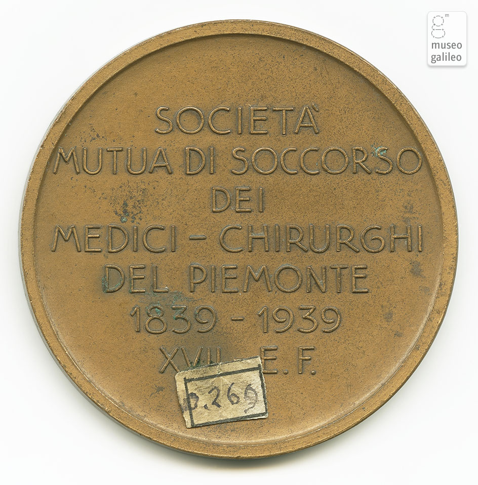 Società mutua di soccorso dei medici chirurghi del Piemonte (1939) - rovescio