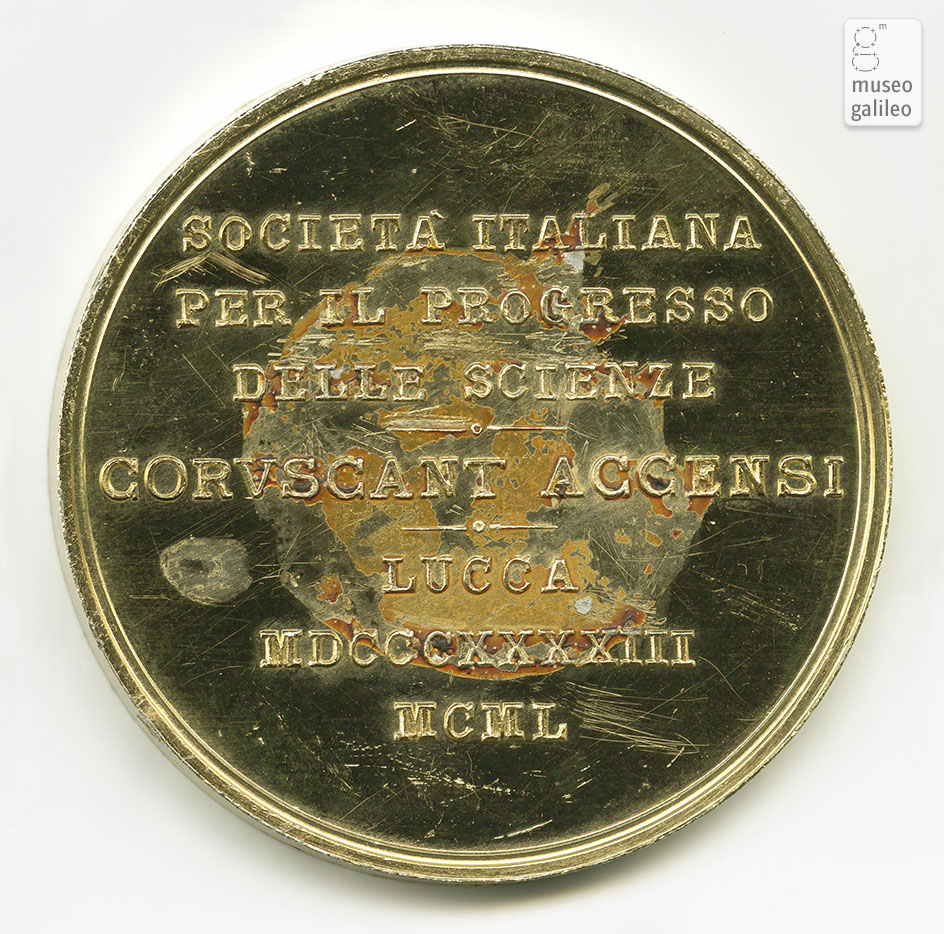 Società Italiana per il Progresso delle Scienze (Lucca, 1950) - rovescio
