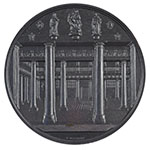 Medaglia coniata in occasione del quarto congresso degli scienziati italiani, Padova 1842.