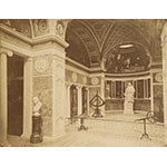 Interno della Tribuna di Galileo, foto storica.