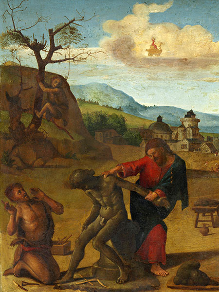 Piero di Cosimo, Il mito di Prometeo, Alte Pinacothek, Monaco di Baviera, ca. 1515.