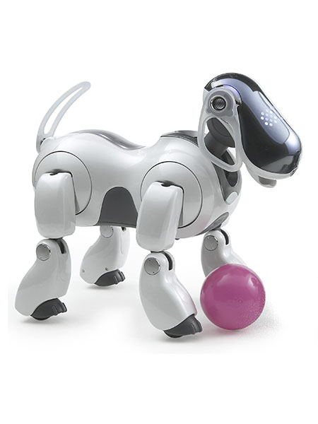 Aibo, il cane robot progettato e prodotto dalla Sony.