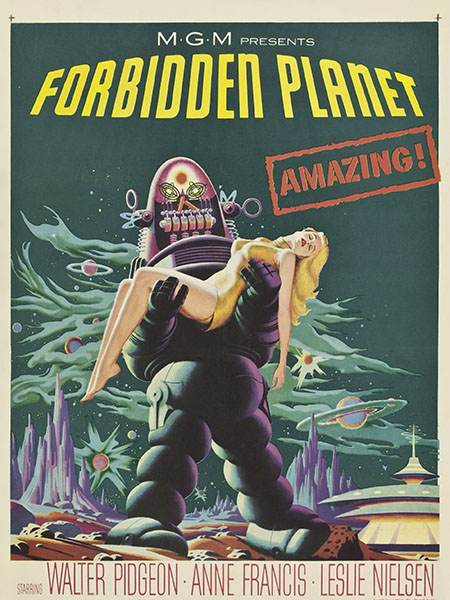 Poster del film Forbidden Planet.