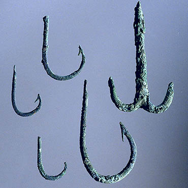 Fish-hooks, Pompeii