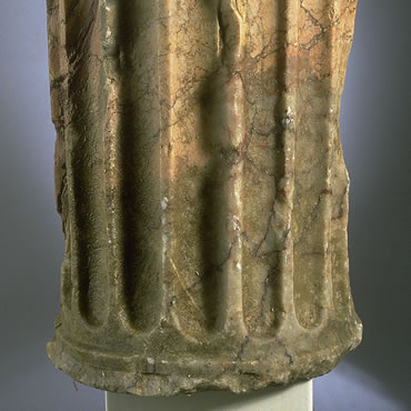 Marble column, Pompeii