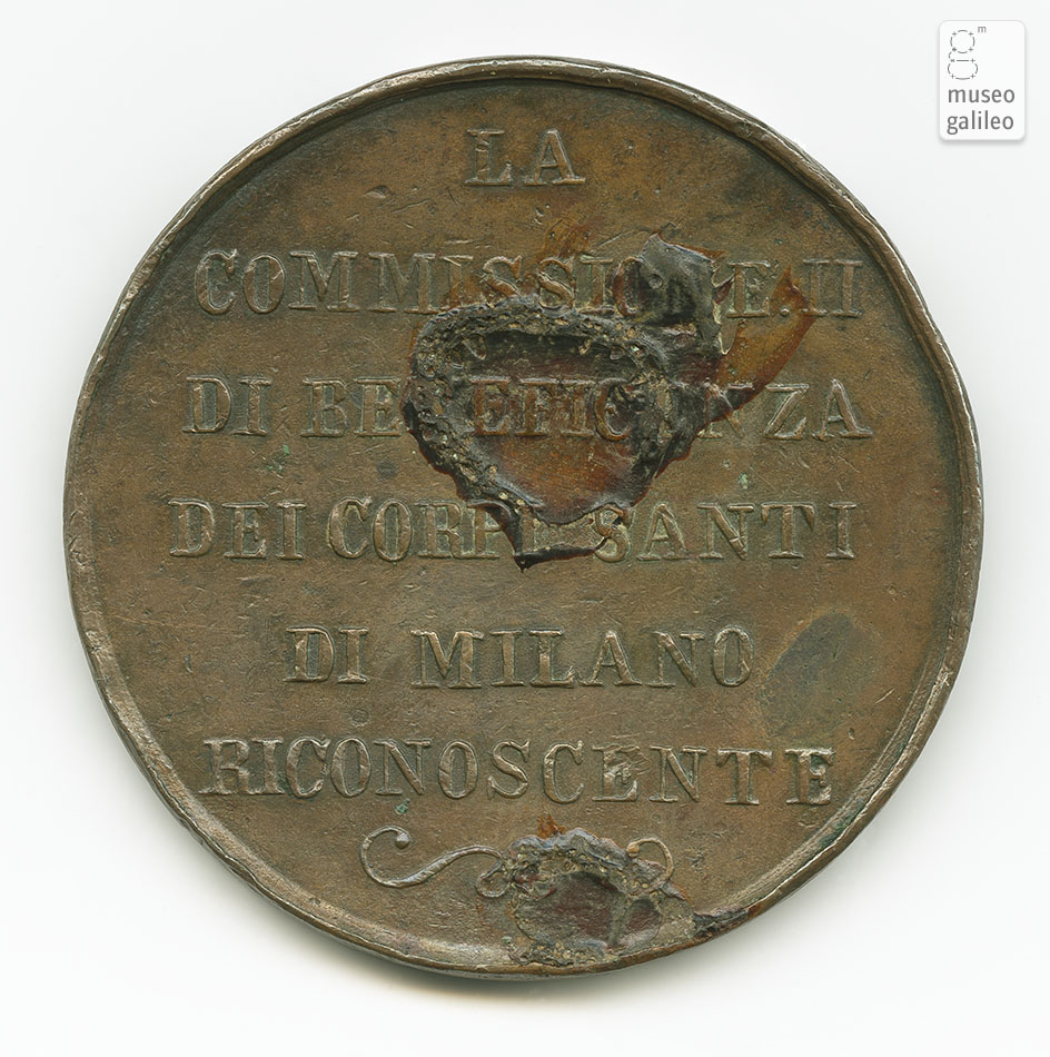 Benemerenza Colera (Milano, 1836) - rovescio