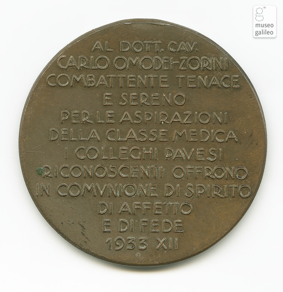 Carlo Omodei Zorini - rovescio