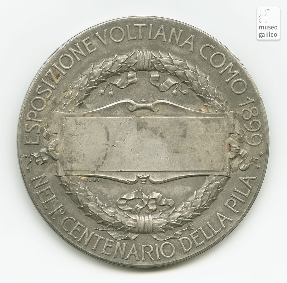 Esposizione voltiana (Como, 1899) - rovescio