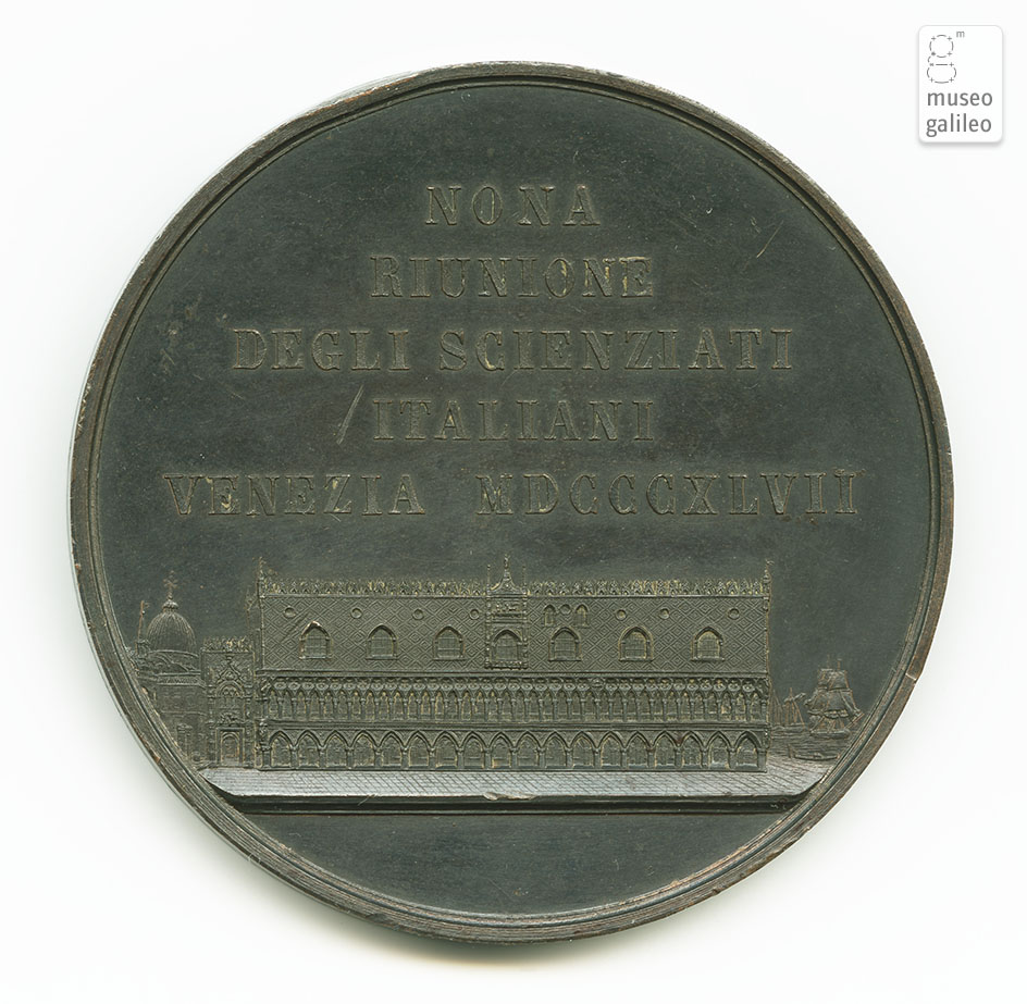 Congresso degli scienziati italiani (Venezia, 1847) - rovescio