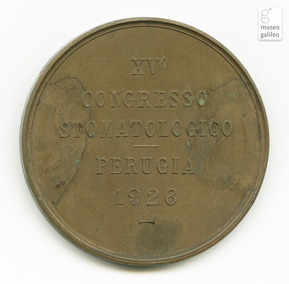 Congresso Stomatologico (Perugia, 1926) - rovescio