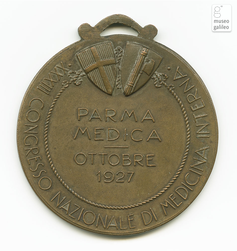 Congresso nazionale di medicina interna (Parma, 1927) - rovescio