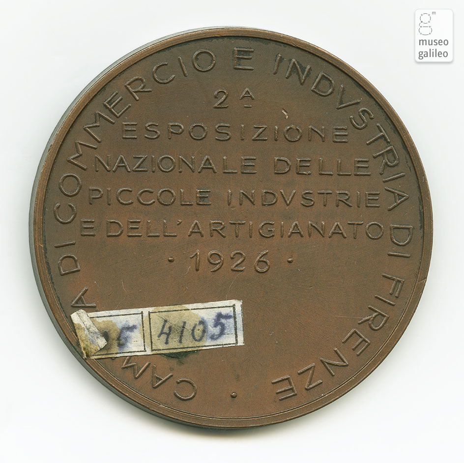 Esposizione nazionale delle piccole industrie e dell'artigianato (Firenze, 1926) - rovescio