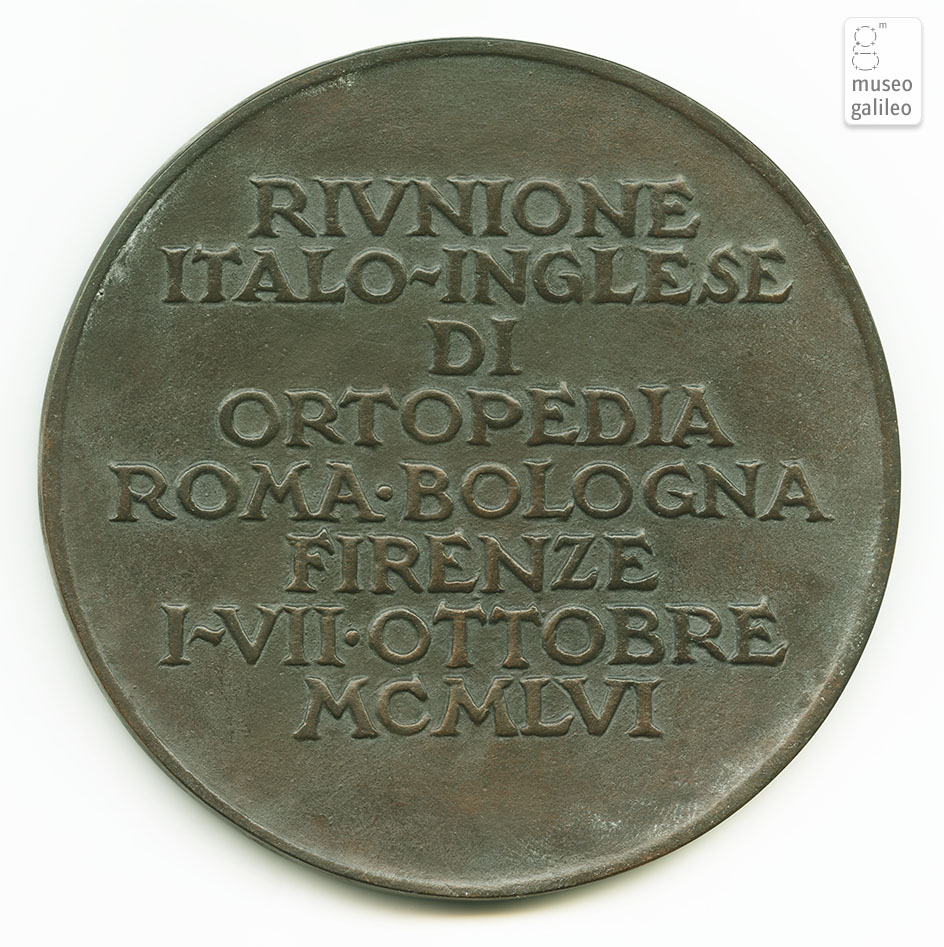 Riunione Italo-Inglese di Ortopedia (Roma-Bologna-Firenze, 1956) - rovescio