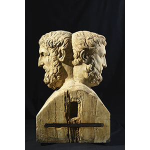 Doppia erma con teste-ritratto di Epicuro e Metrodoro