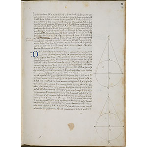 Archimede, Trattati, copia di mano di Piero della Francesca