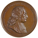 Medaglia coniata in occasione del settimo congresso degli scienziati italiani, Napoli 1845.