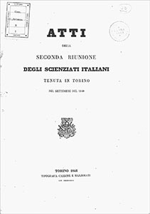 Atti della seconda riunione degli scienziati italiani tenuta in Torino nel settembre del 1840