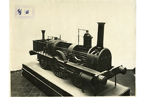 Modello di locomotiva costruita a Milano nell'Officina Meccanica di Porta Tosa nel 1853