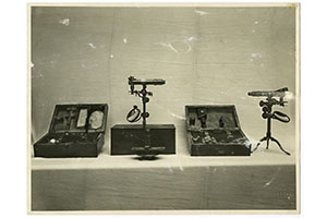 Microscopi catottrici di Giovan Battista Amici con cassette e accessori