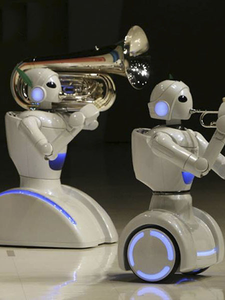 I robot musicisti sviluppati da Toyota Motor Corp.