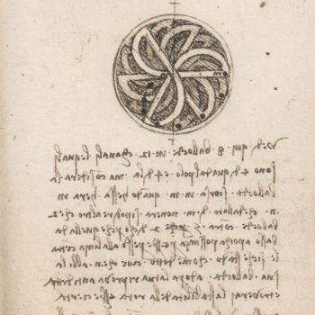 Studio di ruota perpetua a circolazione di sfere, Codice Forster II, f. 91 r