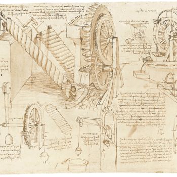 Ruota idraulica a bottacci a moto perpetuo con vite d’Archimede