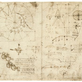 Hydromechanical perpetual wheel, Codex Atlanticus, f. 40 r