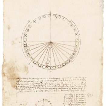 Studies for the design of a mechanical perpetual wheel, Codex Atlanticus, f. 778 v