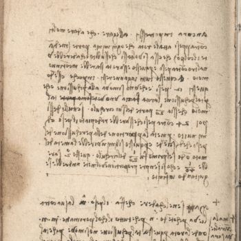 Operating principles for a wheel with articulated arms, Codex Forster II, f.I 89 v