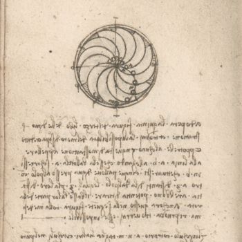Principles of an overbalanced wheel and why it will not work, Codex Forster II, f. 91 v