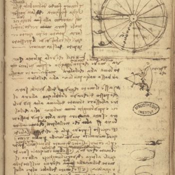 Perpetual waterwheel, Manuscript E, f. 50 r